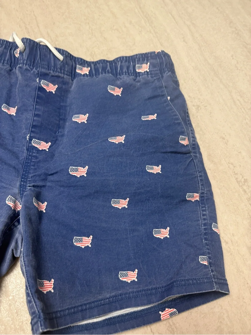 Rowdy Gentleman USA board trunks America swim trunks patriot shorts - Picture 3 of 11